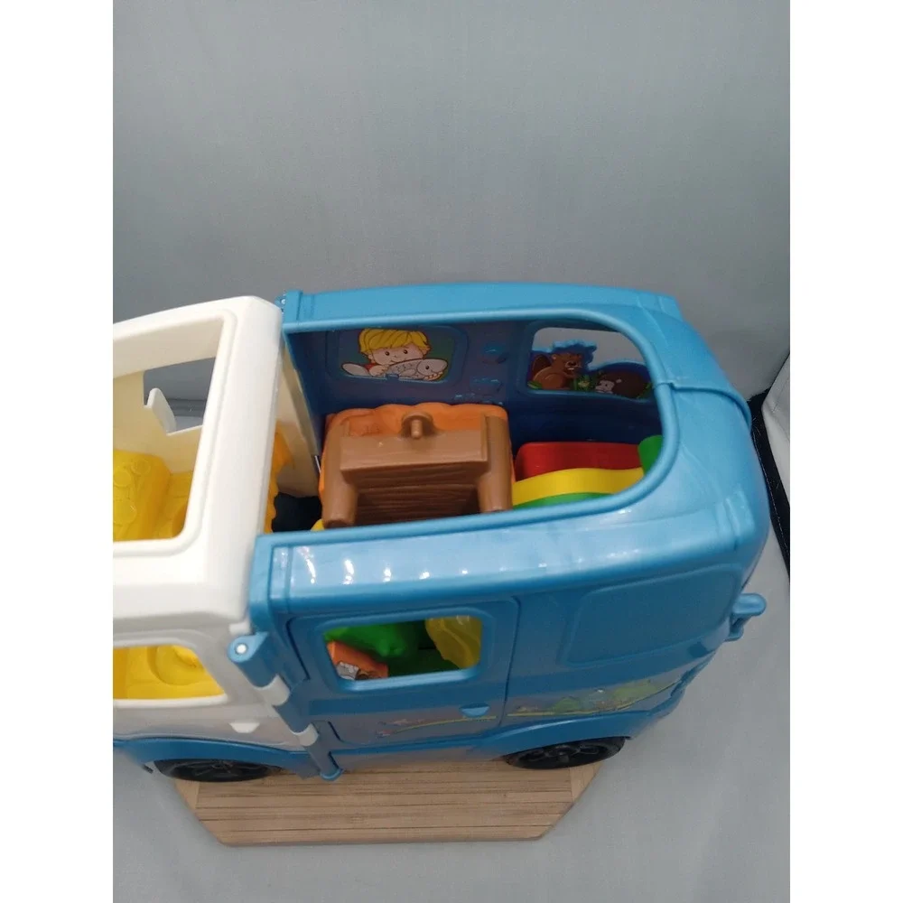 Fisher Price Little People Songs & Sounds Camping Camper Van RV Used FEW BLEMISH